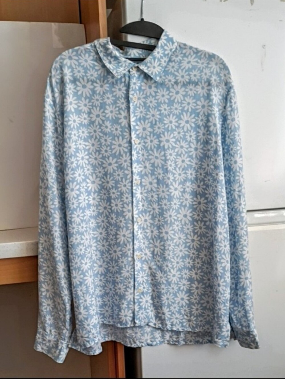 Sandro Paris Floral Shirt sz XL